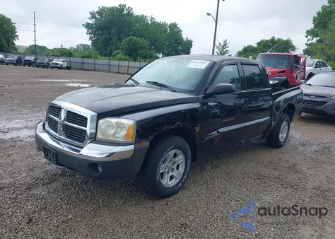 2005 Dodge Dakota Slt из США, поврежденный, VIN 1D7HW48N25S167468